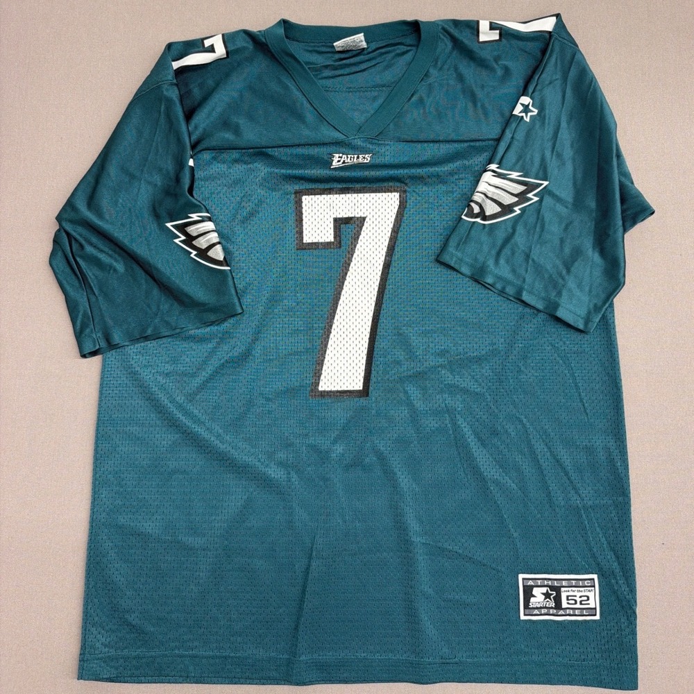 Vintage Starter Philadelphia Eagles Bobby Hoying 7 Jersey Mens 52 XL Green USA